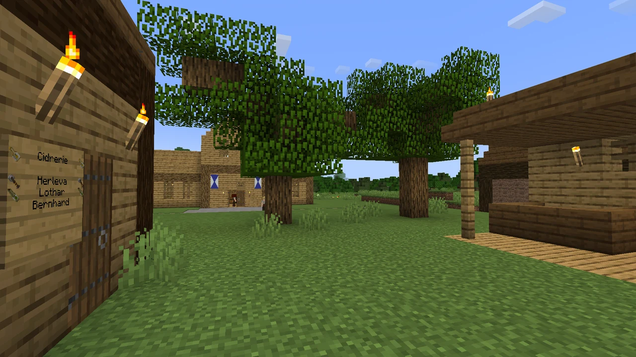 Come across small villages while exploring, such as this Norman settlement...